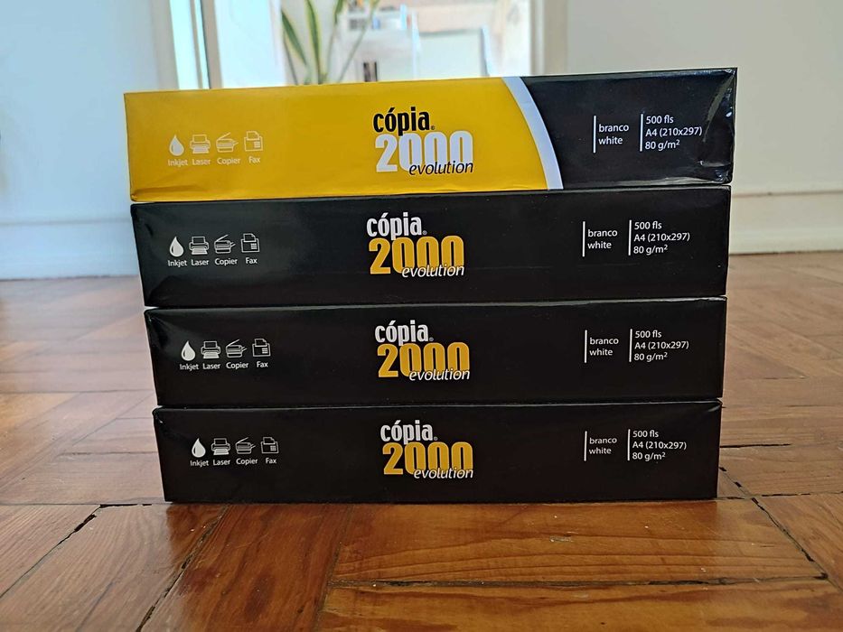 2.000 folhas A4.