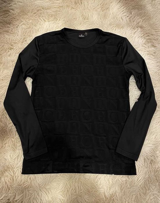 Czarny longsleeve CHANEL | subtelna faktura | luxury minimal
