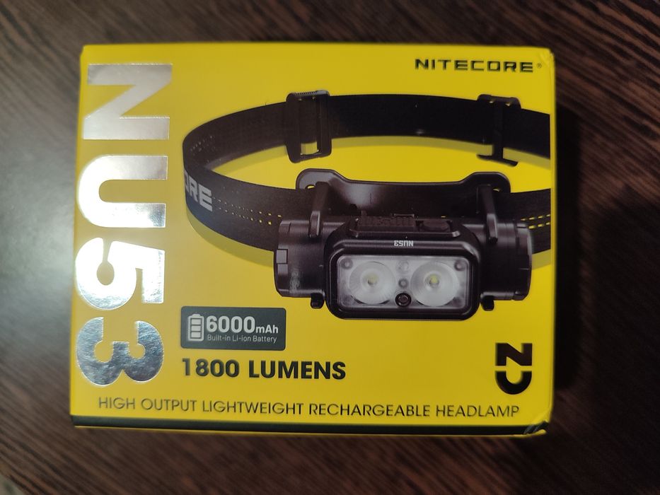 Ліхтар налобний Nitecore NU53 (Датчик наближення)