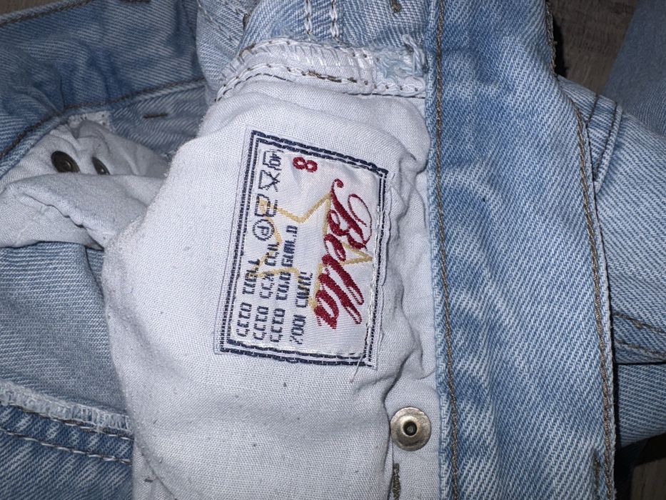 Bella Jeans spodnie z szeroką prostą nogawką 122 7 lat
