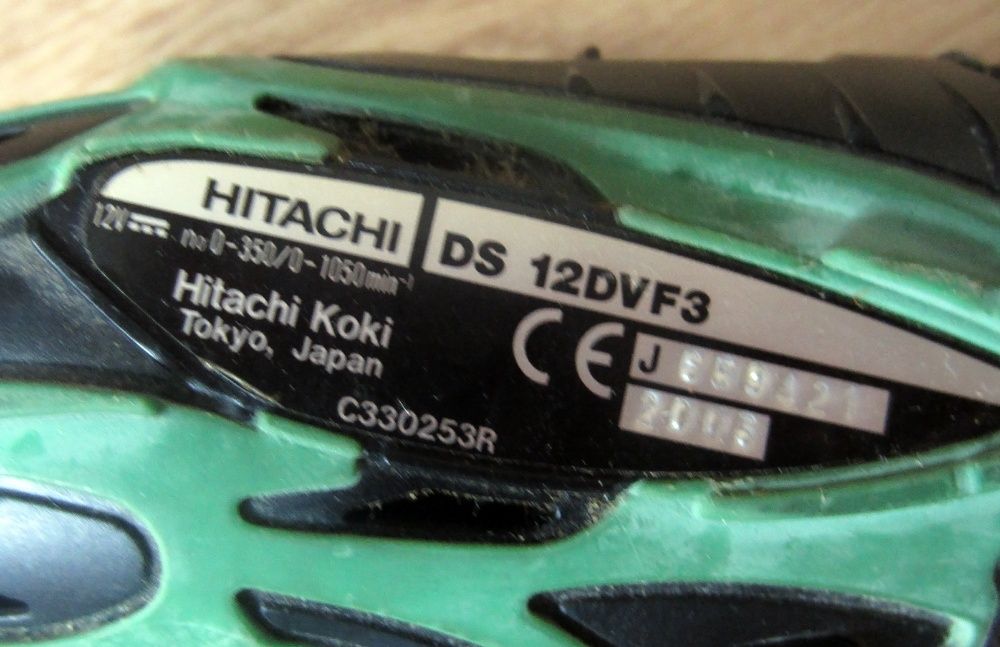 Шуруповерт HITACHI DS 12DVF3