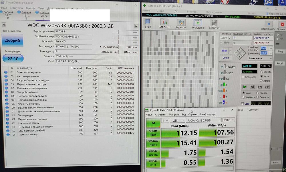 Жорсткий диск WD 2TB 3.5 SATA III