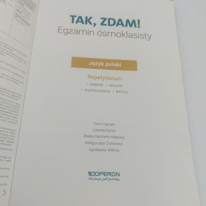 Repetytorium 8 klasisty język polski