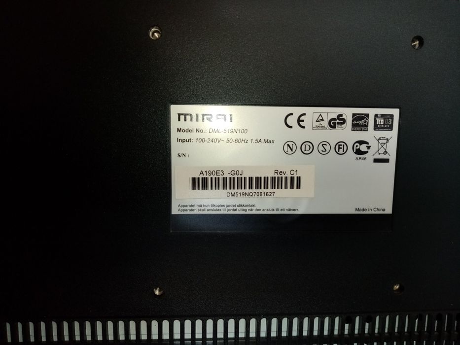 Monitores  pc valor mínimo