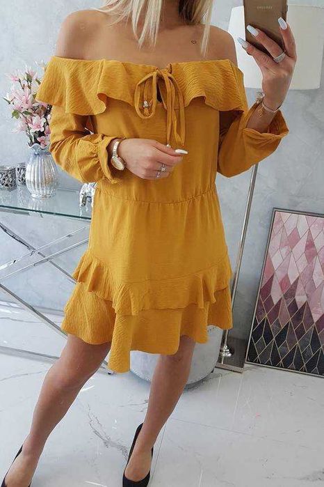 Sukienki hiszpanki dwa kolory