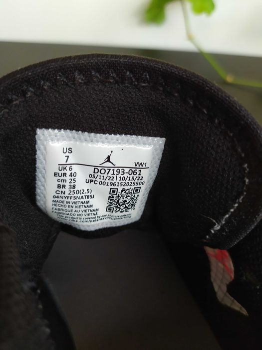 Jordan One Take 4 performance sneakers czarne z czerwonym Jumpman  40
