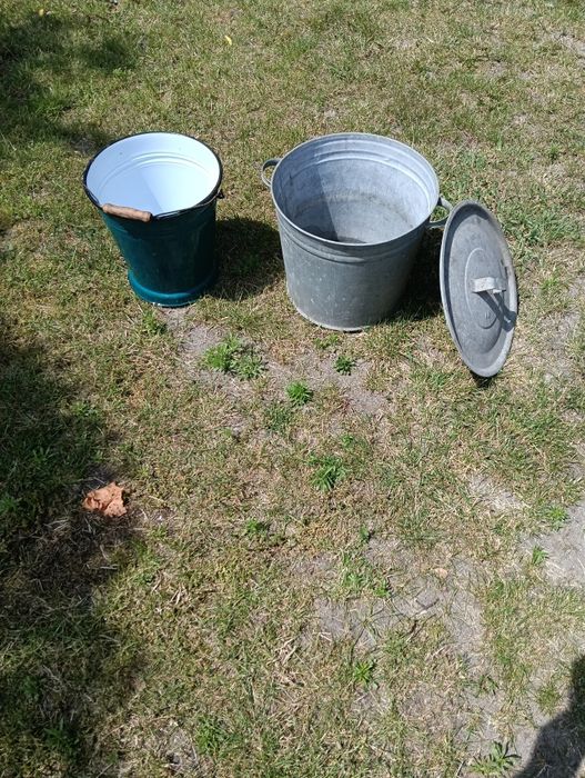 Wiaderko i kociołek.konefki,