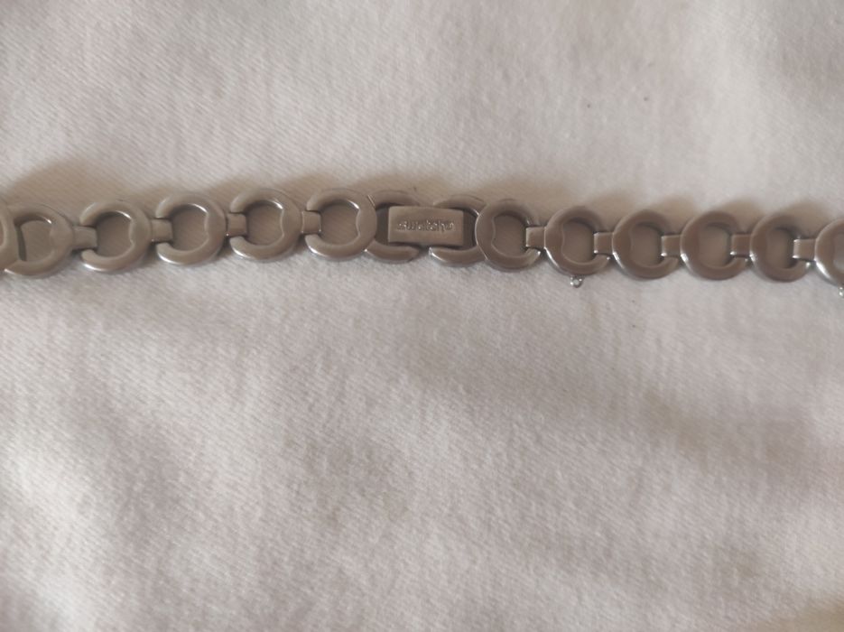 Bracelete Swatch aço inoxidável