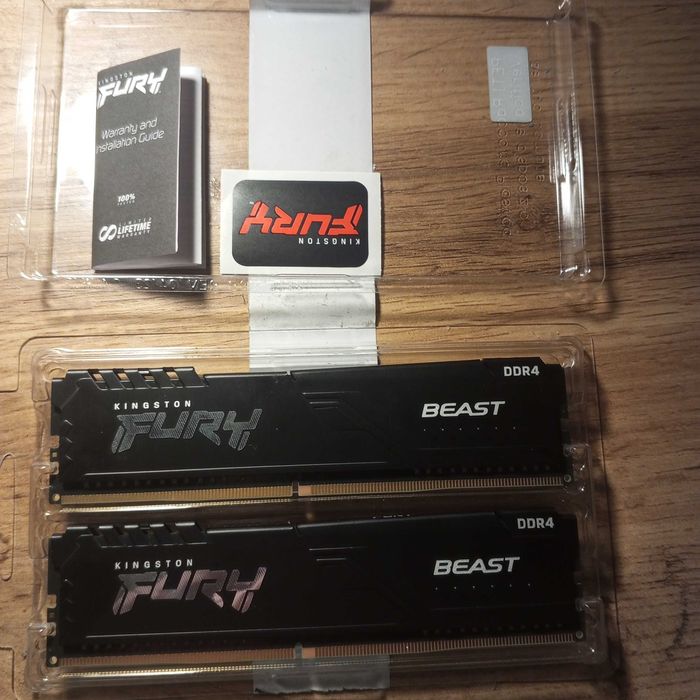 Kingston Fury Beast DDR4 2x8Gb 3200 МГц