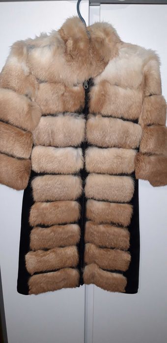 Жилет з хутра кролика
