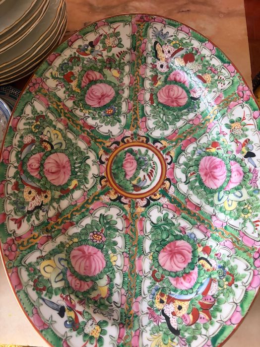 Conjunto Louça Chinesa aprox 116 peças