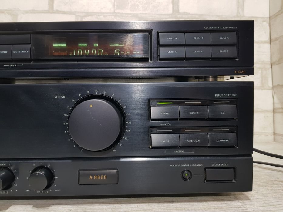 Стійка, підсилювач/тюнер ONKYO A-8620, T-4730, б/у з Німеччини