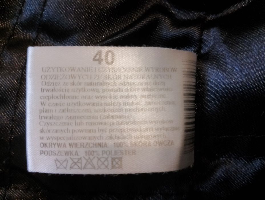 Kurtka skórzana Monnari 40 
Zapięcie na su