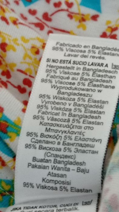 Bluzka hiszpański dekolt