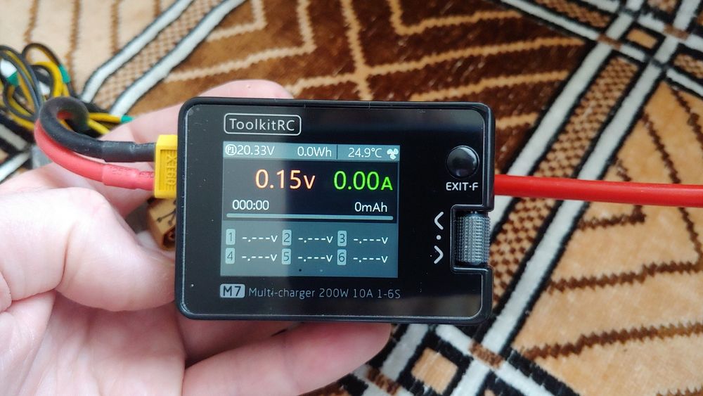 Блок живлення ToolkitRC M7, дрони, usb, акумулятори, лбж