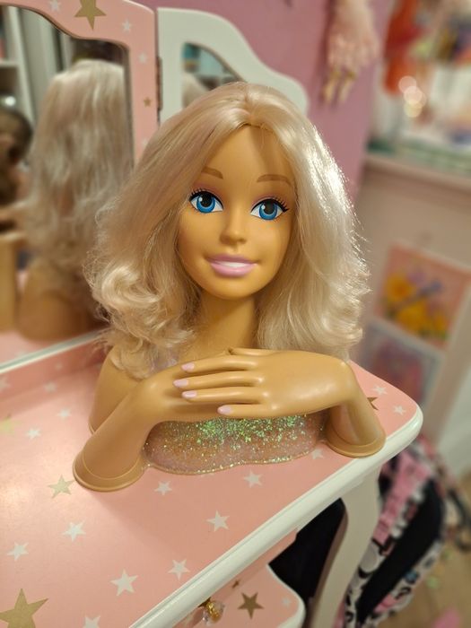 Głowa Barbie do czesania stylizacji