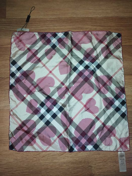 Burberry silk scarf густка шовк