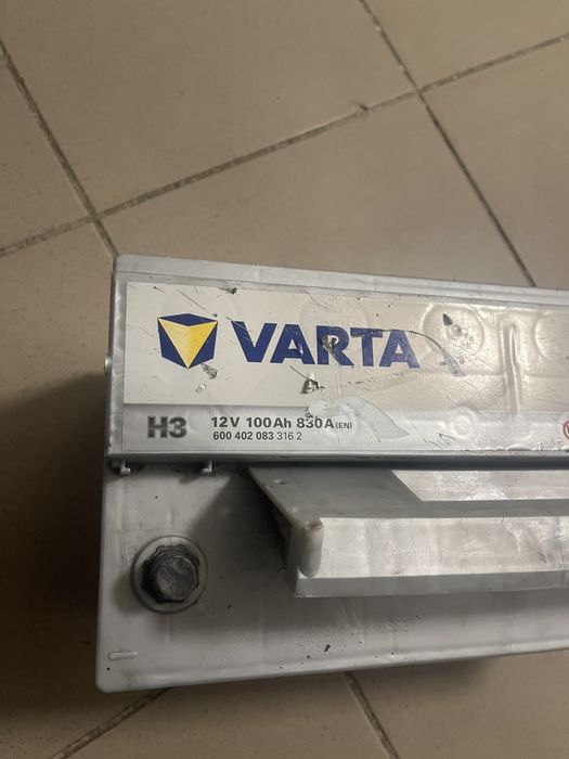 Аккумулятор varta 100ah 830a p+