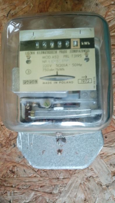 Podlicznik, licznik prądu.