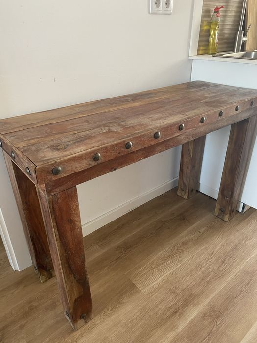 Mesa rectangular madeira