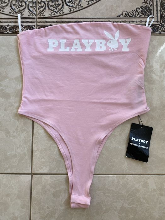 Нове рожеве боді Playboy × missguided, S