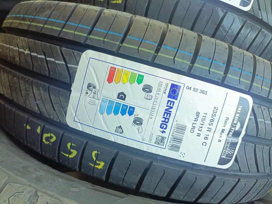 Nowe opony letnie 235/65/16c uniroyal 2024r
