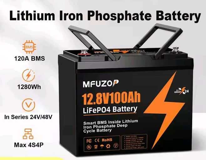 Акумулятор LifePo4 100A 12V MFUZOP