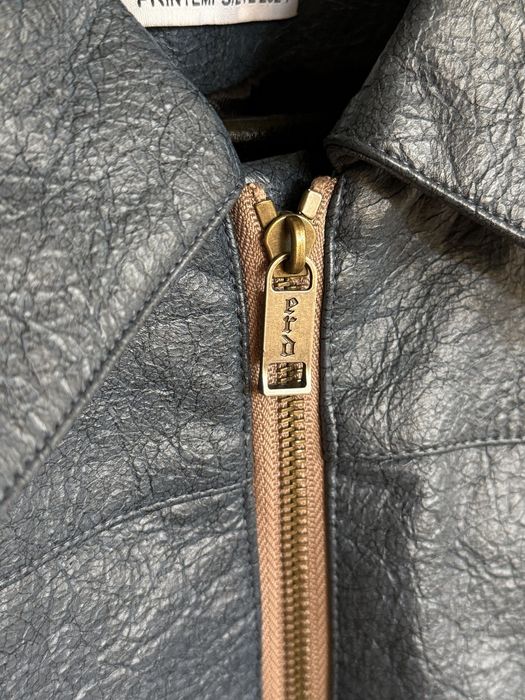 Enfants Riches Deprimes Blue Spanish Elegy Leather Jacket