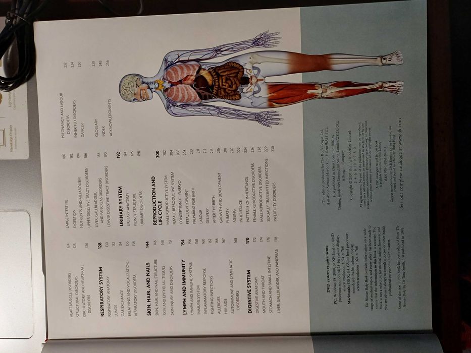 The human body book + DVD