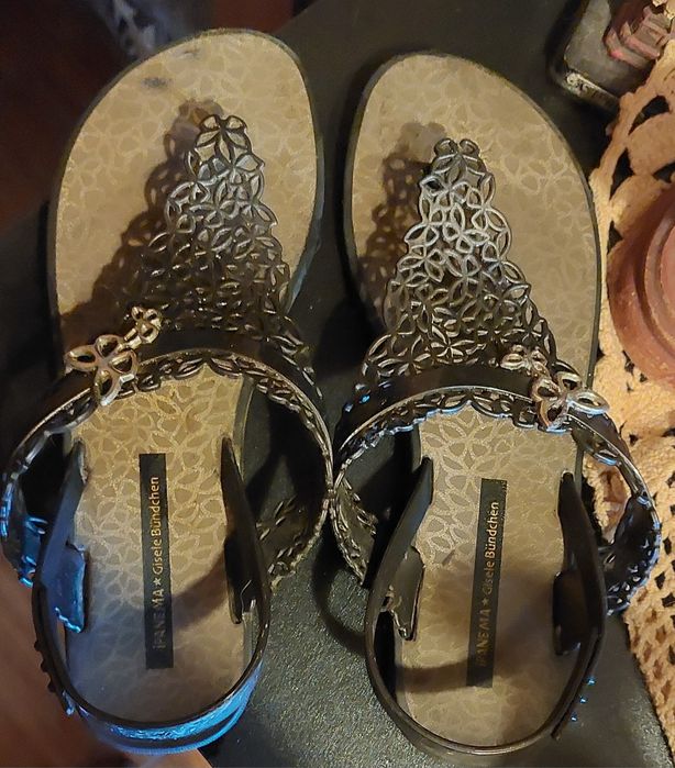 Sandália 36 castanha