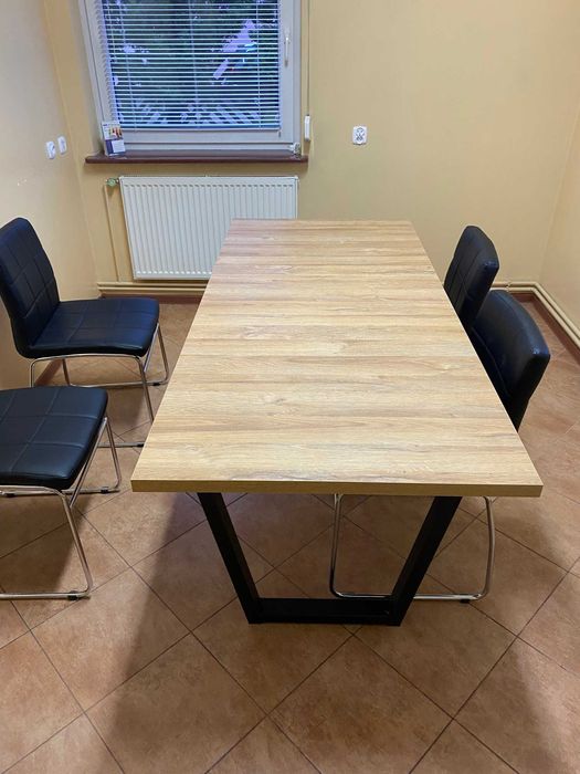 Stół loftowy V krzesła krzesło