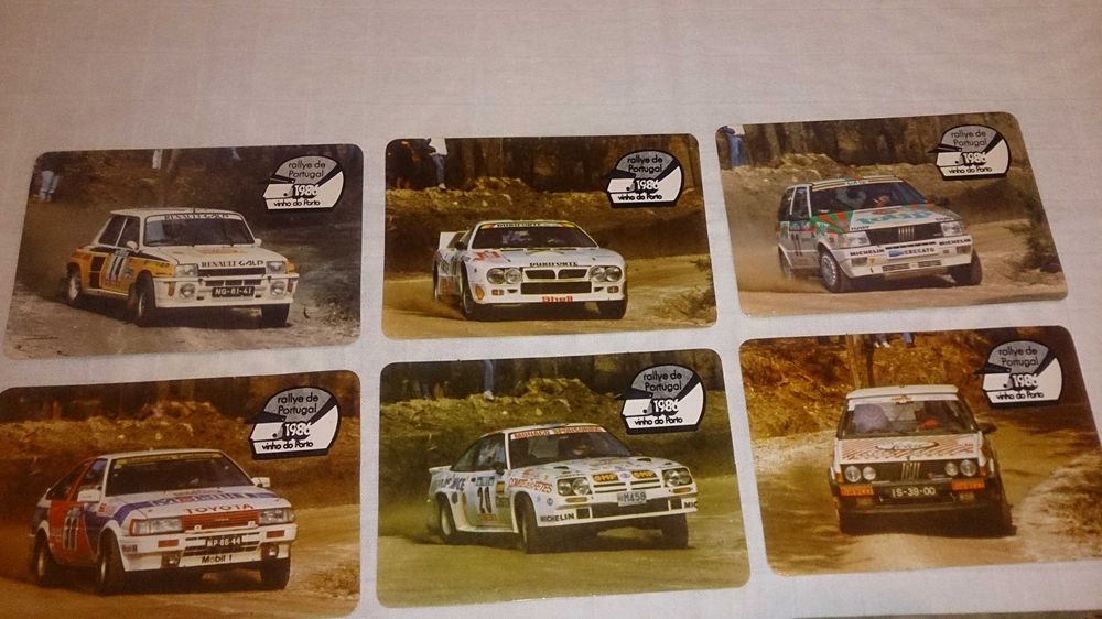 rallye de portugal 1986 vinho do porto (12 calendários) coleç completa
