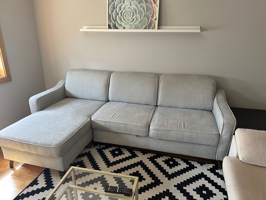 Sofá-Cama Cinza | Sala