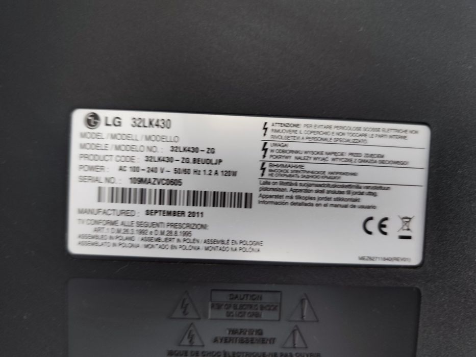 LG 32LK430 (LCD Full HD de 32 polegadas