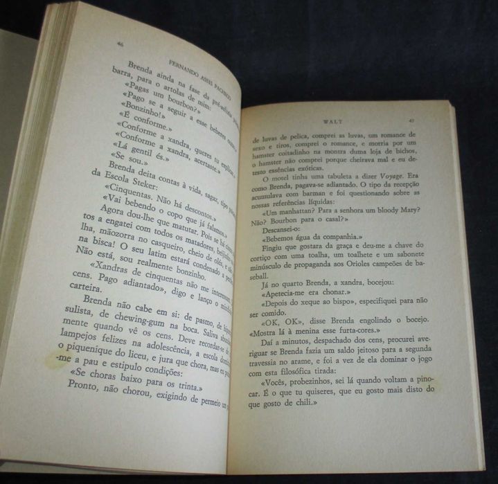 Livro Walt ou O Frio e o Quente Fernando Assis Pacheco