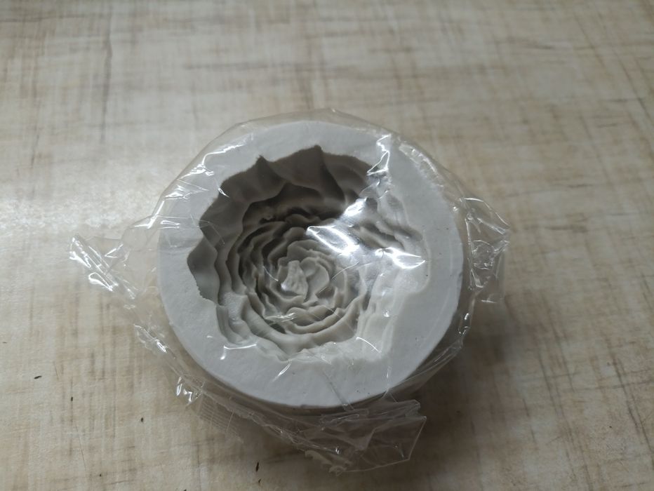 Силіконова форма 3D троянди піону для свічок