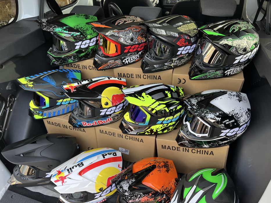 Шлем кроссовый эндуро новый S M L XL