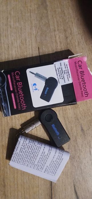 Car bluetooth 4.1 zasieg do 10m na zlacze 3,5mm