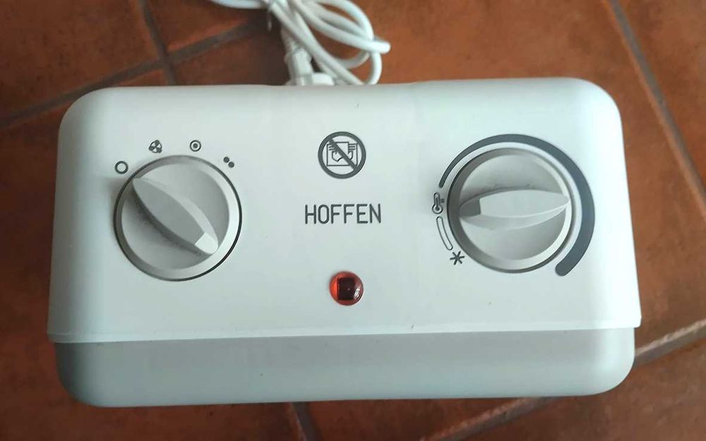 Termoventilador Hoffen como novo