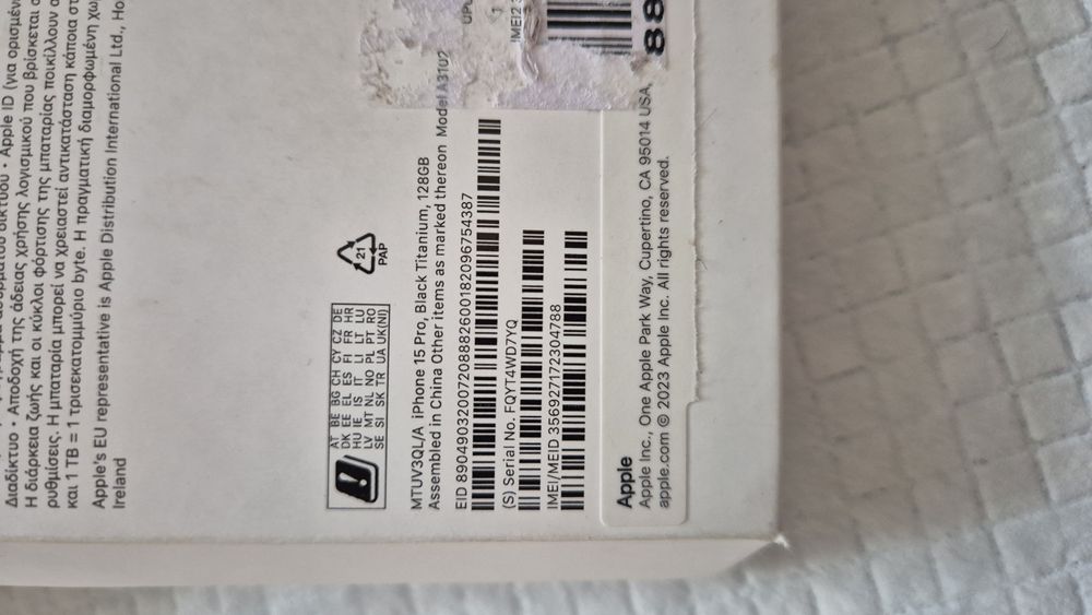 Idealny Iphone 15 pro 128gb , bez rat, nie naprawiany, 100% pewny