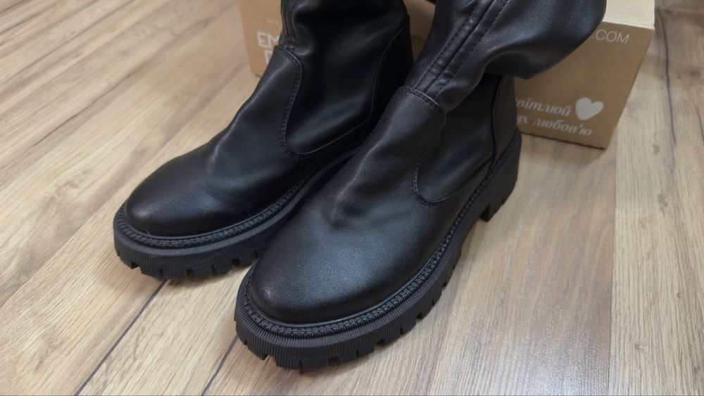 Ботфорти 38 р. на флісі