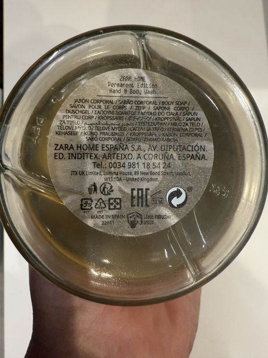 Zara mydło w płynie do rąk i ciała