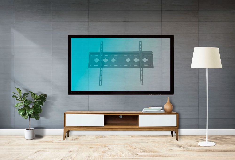 Uchwyt TV 42–80 cali WIESZAK na telewizor SOLIDNY AŻ 75kg REGULOWANY