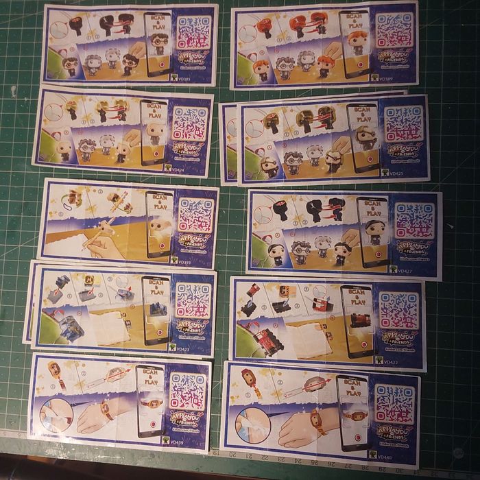 BPZ - Kinder Surpresa Ovo - Bonecos (Lote 4)