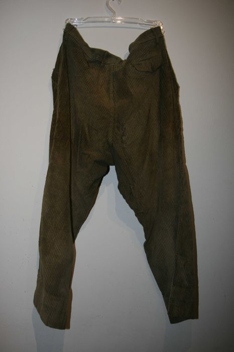 Calças de Bombazine cor Caqui
