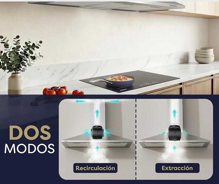 CIARRA CBCS9201 Exaustor de parede, 90 cm