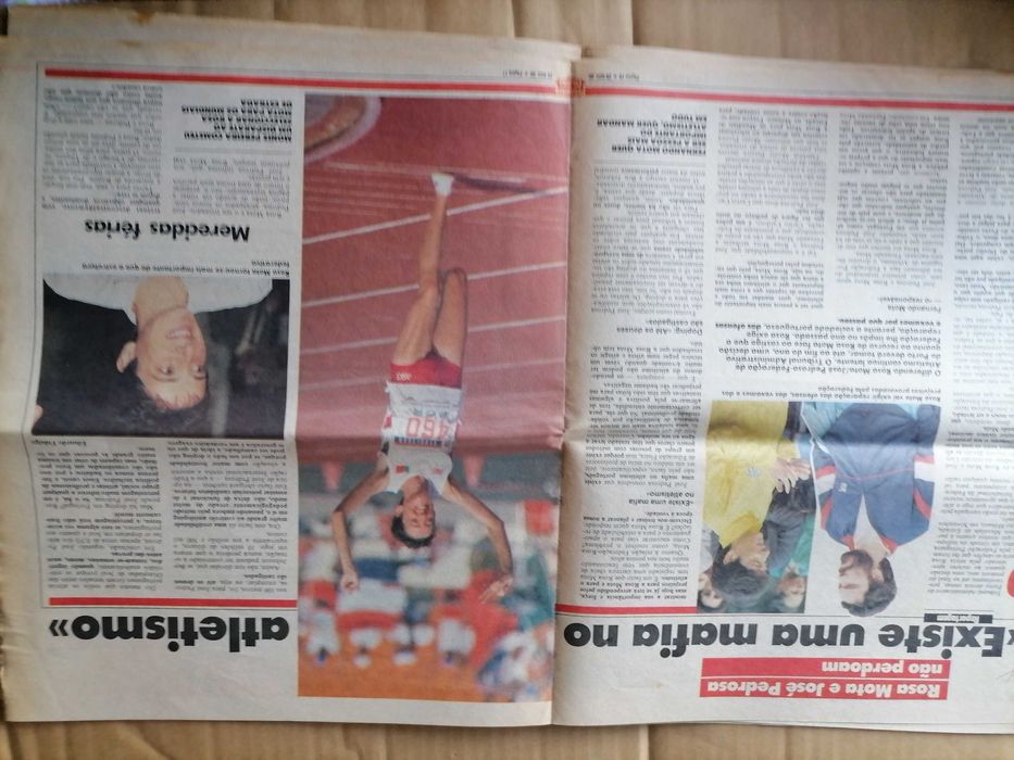 Jornal Primeira Página Nº1 Ano 1988 Rosa Mota / Rita Seabra PCP