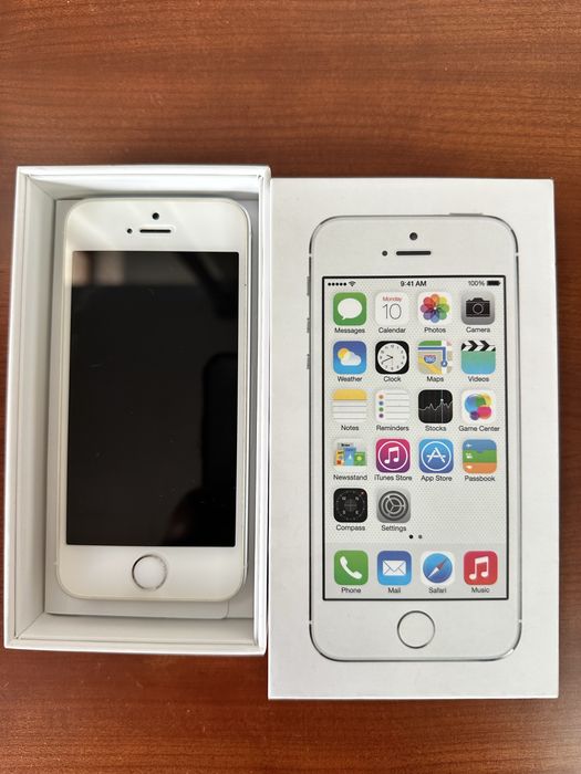 iPhone 5S 16GB Branco + Caixa Original | Desbloqueado