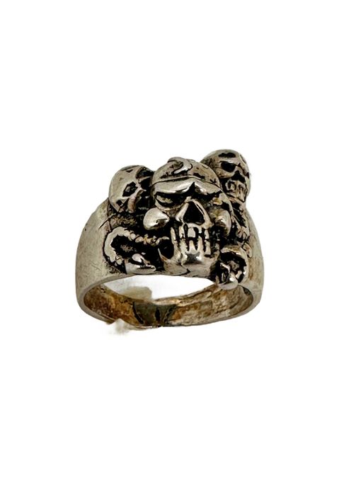 LOTE 10 Aneis de prata de lei