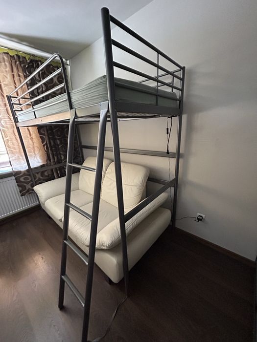 Lóżko pietrowe IKEA Svarta- wysokie  Krakow